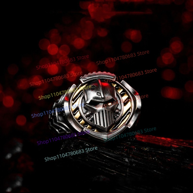 Signet Ring Men - 40K パーチュラボ シグネットリング、ヴィンテージスタイルのジュエリー、ゲームグッズコレクタブル、男性へのホリデーギフト