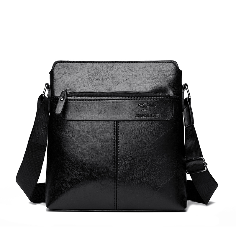Men'S Accessories Backpack - メンズビジネスカジュアルバックパック、シングルショルダークロスボディPUレザーブリーフケース、多コンパートメント大容量