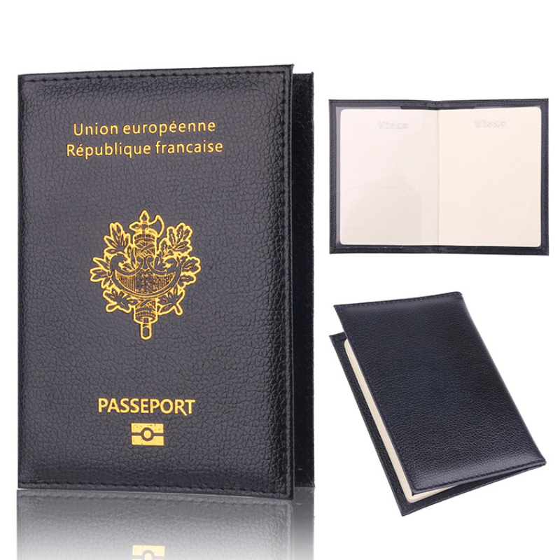 Men'S Accessories Wallet - 男性と女性のためのpuレザーのトラベルウォレットケース,パスポートホルダー,保護カバー,多機能IDカード,銀行カード,トラベルアクセサリー