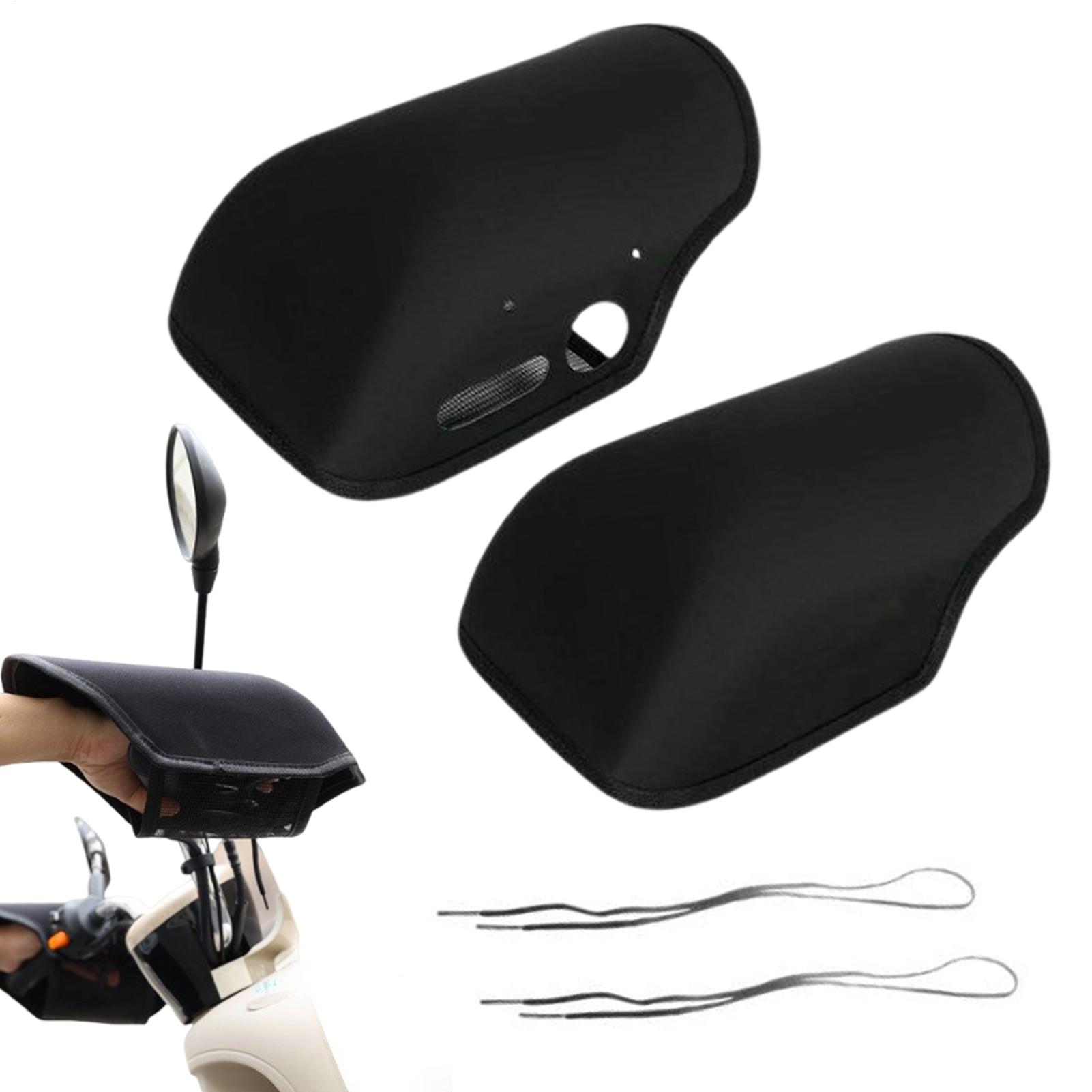 Men Accessories For Hand - 1 ペアオートバイハンドルバーマフ電気自動車日焼け防止手袋ミトン防風ハンドカバー防水グリップアクセサリー