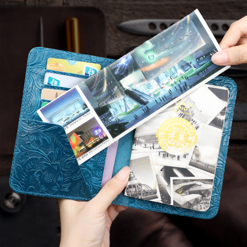 本革パスポートホルダー トラベルウォレット カバーケース 男 - Men'S Accessories Wallet のレビューと価格