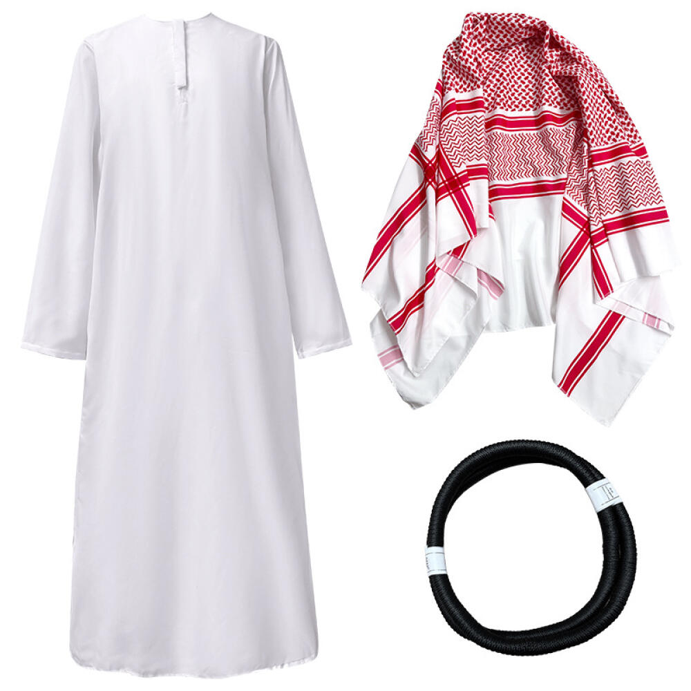 アラビアのドバイコスチュームUAEシェイクコスプレローブター - Men Accessories Uae のレビューと価格