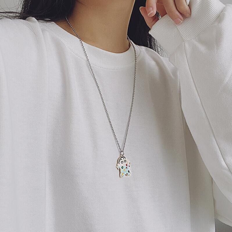クレヨンしんちゃん漫画ネックレス、かわいい和風、親友、カップ - Men Accessories Pendant のレビューと価格