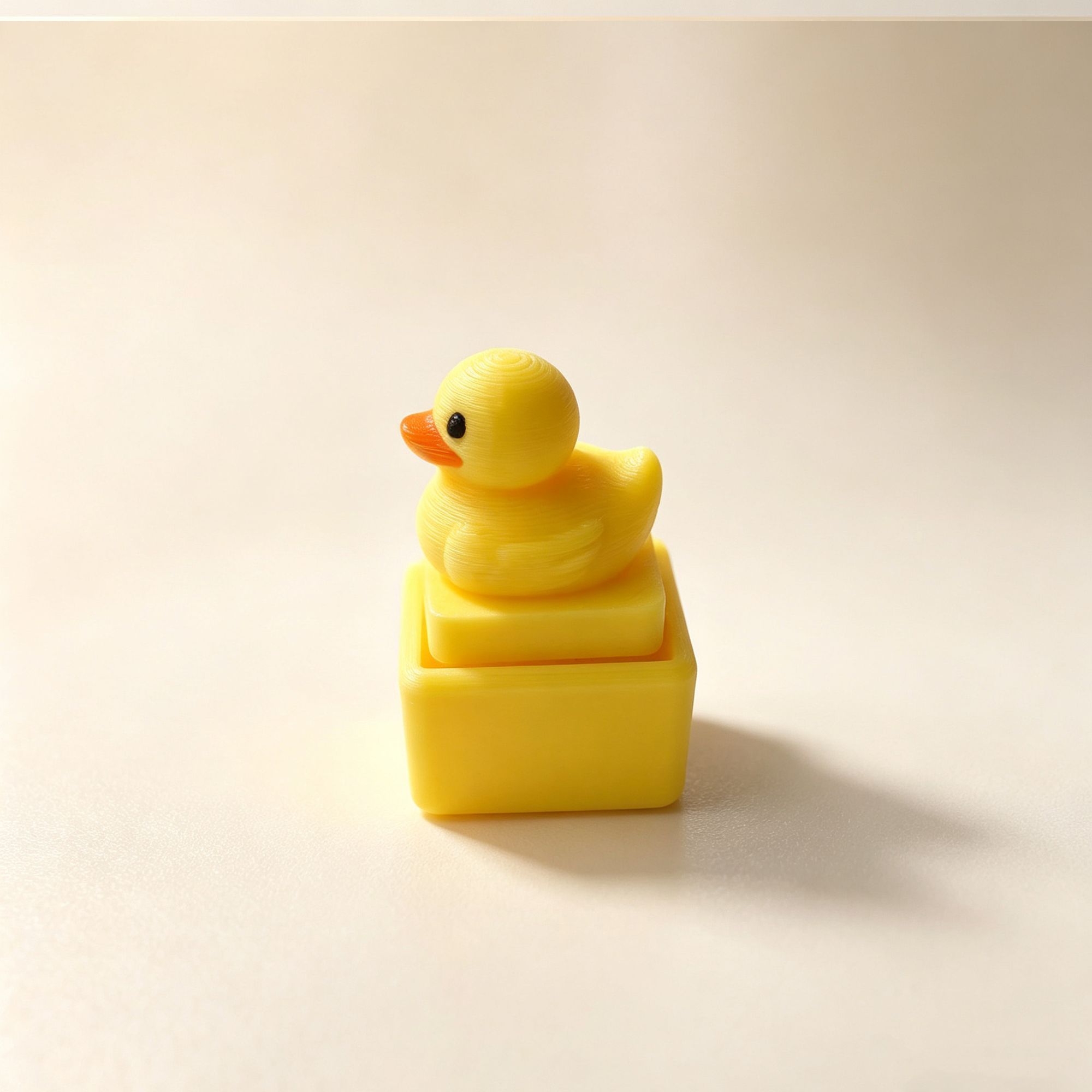 かわいい黄色いアヒルのプレスキーホルダー面白いフィジェットお - Men Accessories Pendant のレビューと価格