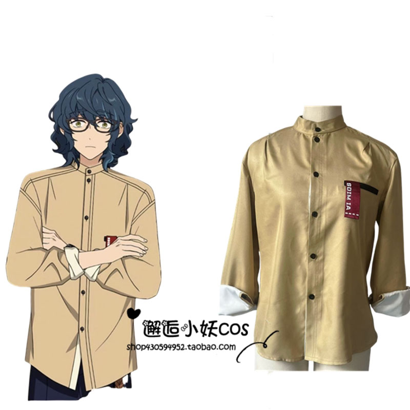 アニメ青葉つむぎコスプレ衣装男性女性長袖シャツ日常衣装ウィッ - Men Accessories Earrings のレビューと価格