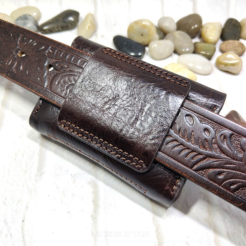 Blongk-男性用の小さな本革バッグ,カードホルダー,キー - Men'S Accessories Wallet のレビューと価格