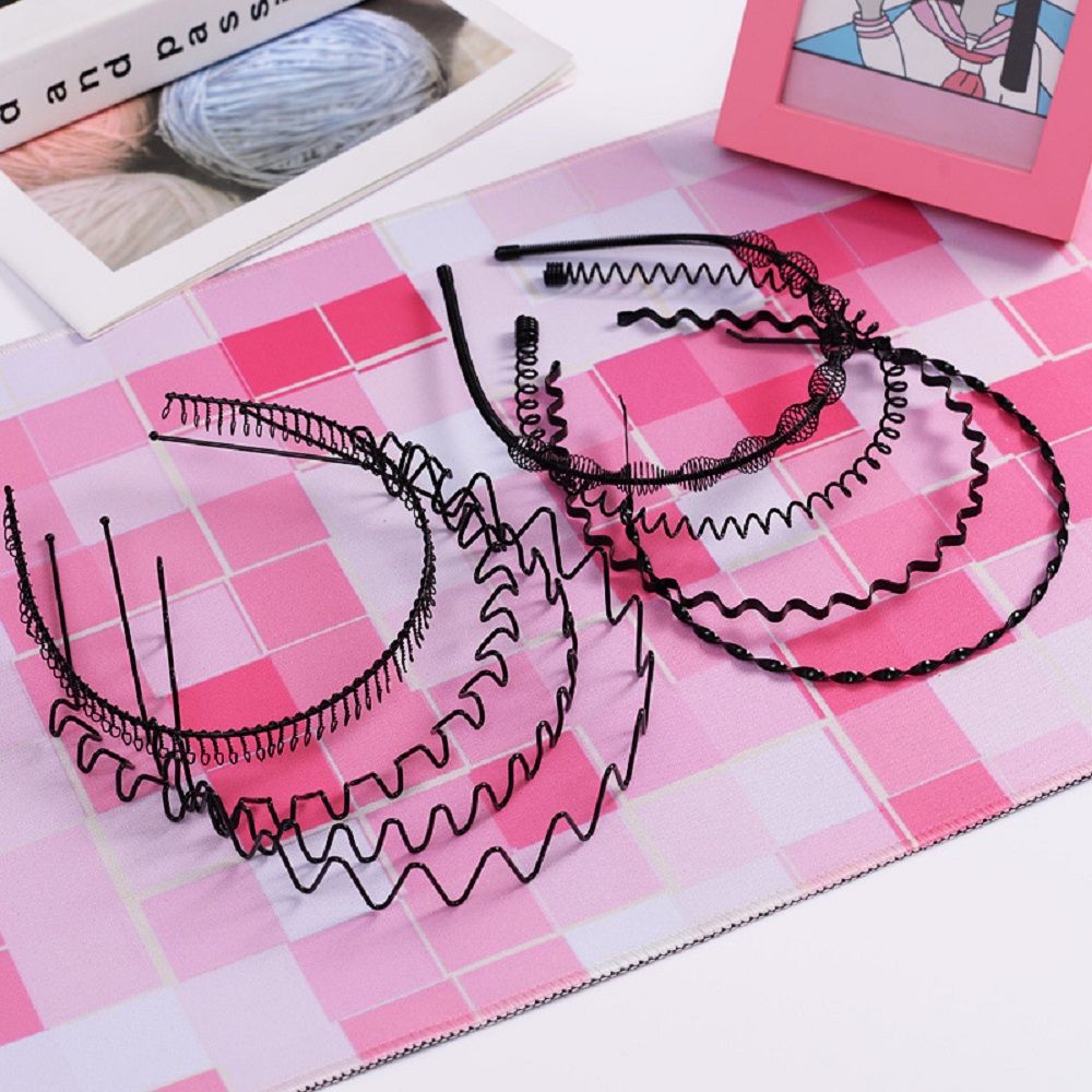 ファッションクロスウェーブ形状ヘッドバンド二重層シンプルな薄 - Men Accessories Earrings のレビューと価格