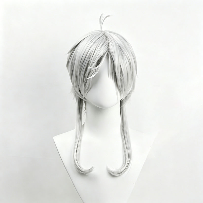 アニメシルフィエットコスプレウィッグ緑と白のショート人工毛エ - Men Accessories Earrings のレビューと価格