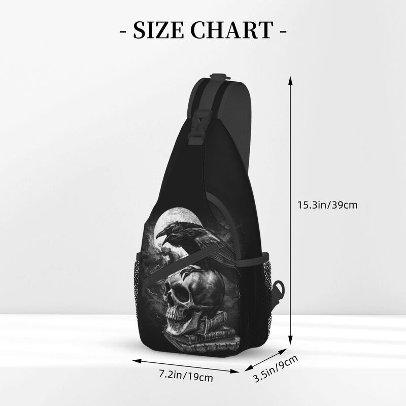 男性用スカルスリングクロスボディバックパック、旅行用hハロウ - Men'S Accessories Backpack のレビューと価格
