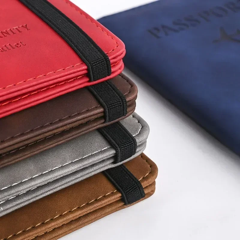 女性男性旅行パスポートホルダーカバーケース Pu レザークレ - Men'S Accessories Wallet のレビューと価格