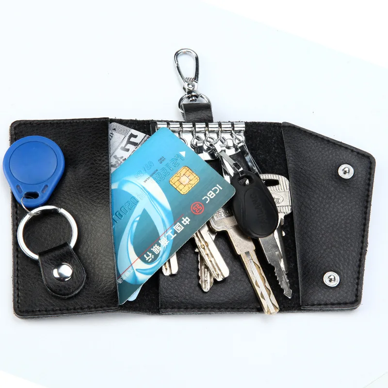 本革キーホルダー男性キーホルダーオーガナイザーポーチ車のキー - Men'S Accessories Wallet のレビューと価格
