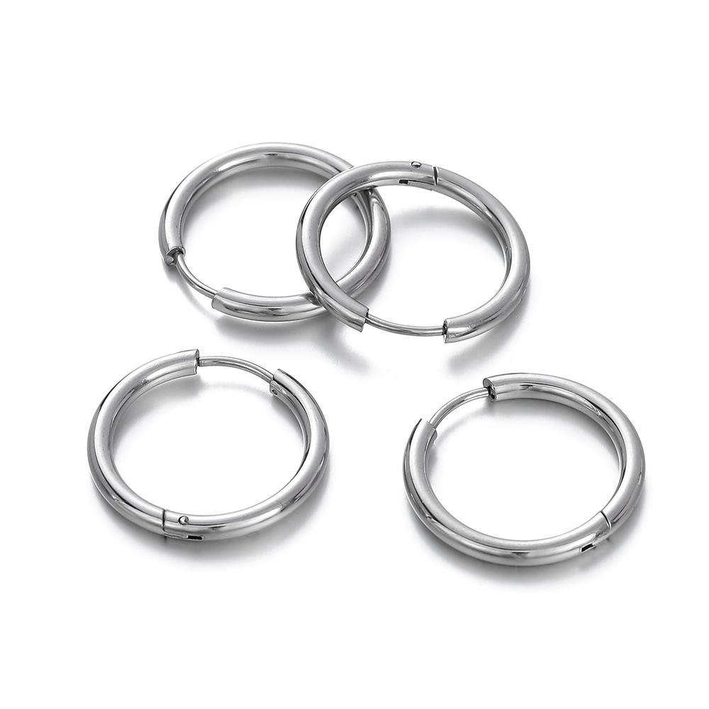 2 個 8/10/12/14/16/18 ミリメートルステン - Men Accessories Earrings のレビューと価格