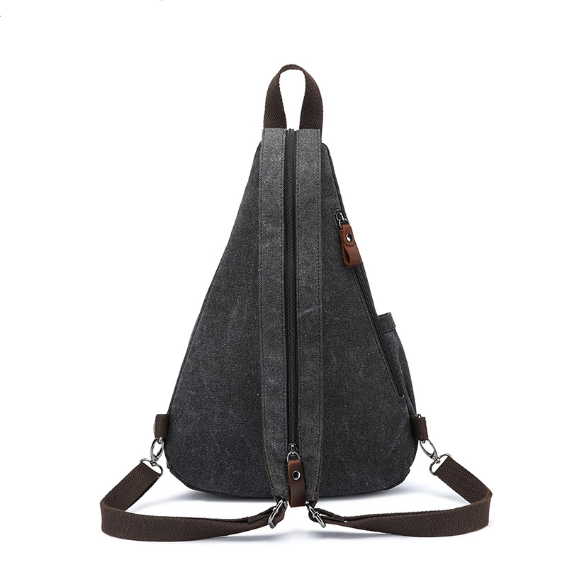 キャンバススリングバッグコンバーチブルクロスボディチェストバ - Men'S Accessories Backpack のレビューと価格